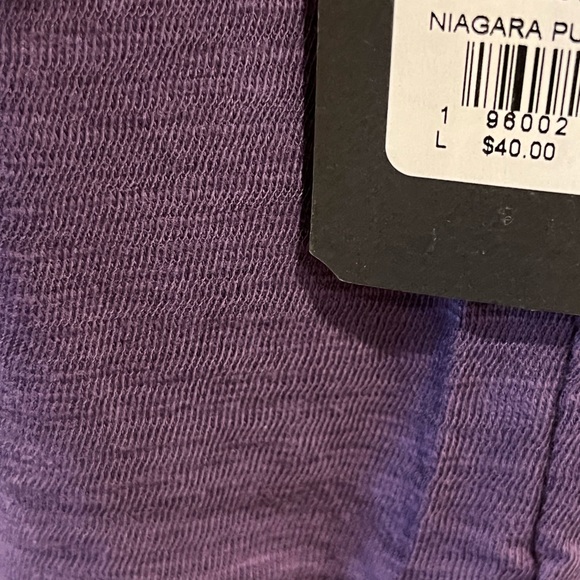 Niagara University short sleeve purple T-shirt.  NWT  Size L football - Picture 7 of 7